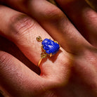 FuAttract Wisdom & Wealth Lapis Lazuli Pixiu Coin 925 Silver Ring - image 3