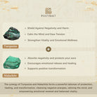 FuAttract Crystal Palaces of Heaven Healing Silver Pixiu Bracelet - Energy Channeled Quartz, Turquoise and Malachite - image 6