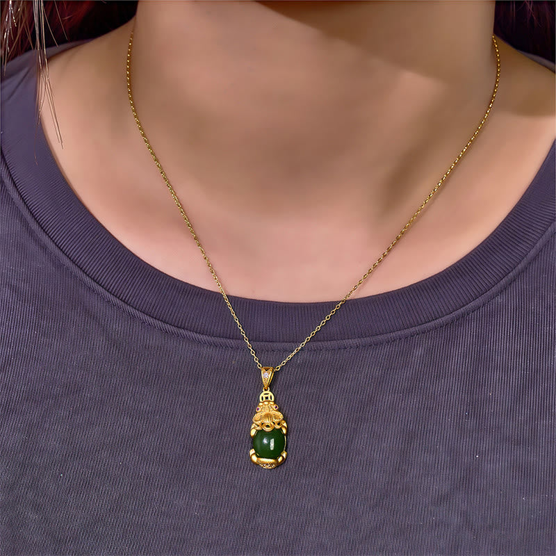 FuAttract Jade Pixiu Prosperity Protect Energy Necklace & Ring - image 10