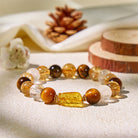 FuAttract Fortune Flow Set – Citrine Pixiu Decor + Tiger's Eye & Citrine Pixiu Bracelet - image 2