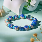 FuAttract Serenity & Success Bracelet – K2 Stone, Turquoise & Kyanite Pixiu Harmony - image 4