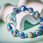 FuAttract Serenity & Success Bracelet – K2 Stone, Turquoise & Kyanite Pixiu Harmony - image 2