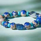 FuAttract Serenity & Success Bracelet – K2 Stone, Turquoise & Kyanite Pixiu Harmony - image 5