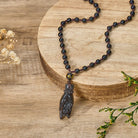 FuAttract Wealth Protection Amulet – Hand Holding Pixiu in Black Obsidian Beads Necklace - image 8