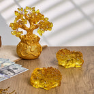 FuAttract Feng Shui Prosperity Bundle – Yellow Citrine Money Tree & Pixiu Guardians - Wealth & Prosperity Set - image 0