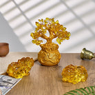 FuAttract Feng Shui Prosperity Bundle – Yellow Citrine Money Tree & Pixiu Guardians - image 2