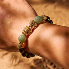 FuAttract Protection & Prosperity Bracelet – Black Onyx Lucky Coin Mantra Beads & Jade - image 10