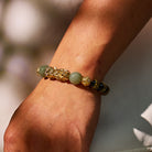 FuAttract Protection & Prosperity Bracelet – Black Onyx Lucky Coin Mantra Beads & Jade - image 2