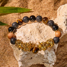 FuAttract Protection & Wealth Bracelet – Pixiu + Tiger Eye, Lava & Obsidian - image 9