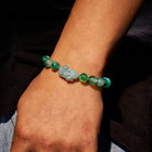 FuAttract Verdant Whisper – Bracelet of Gentle Abundance Moss Chalcedony & Jade - image 5