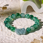 FuAttract Verdant Whisper – Bracelet of Gentle Abundance Moss Chalcedony & Jade - image 1