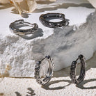 FuAttract Wealth Protection Silver Huggie Earrings – Pixiu Energy - image 12