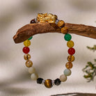 FuAttract Abundance & Harmony Bracelet – Tiger's Eye, Amazonite, Citrine & Agate Stones - image 1