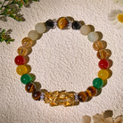 FuAttract Abundance & Harmony Bracelet – Tiger's Eye, Amazonite, Citrine & Agate Stones - 8mm - image 0