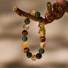 FuAttract Abundance & Prosperity Tiger's Eye Bracelet with Hetian Jade and Pixiu Charm - image 4