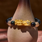 FuAttract Protection & Wealth Black Obsidian Bracelet with Pixiu - image 2