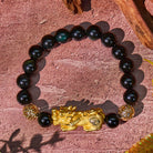 FuAttract Protection & Wealth Black Obsidian Bracelet with Pixiu - image 4