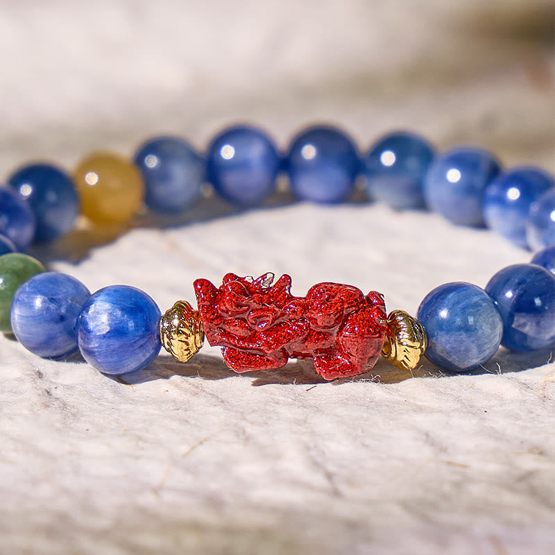 FuAttract Clarity & Prosperity Bracelet – Pixiu + Kyanite & Jade - image 5