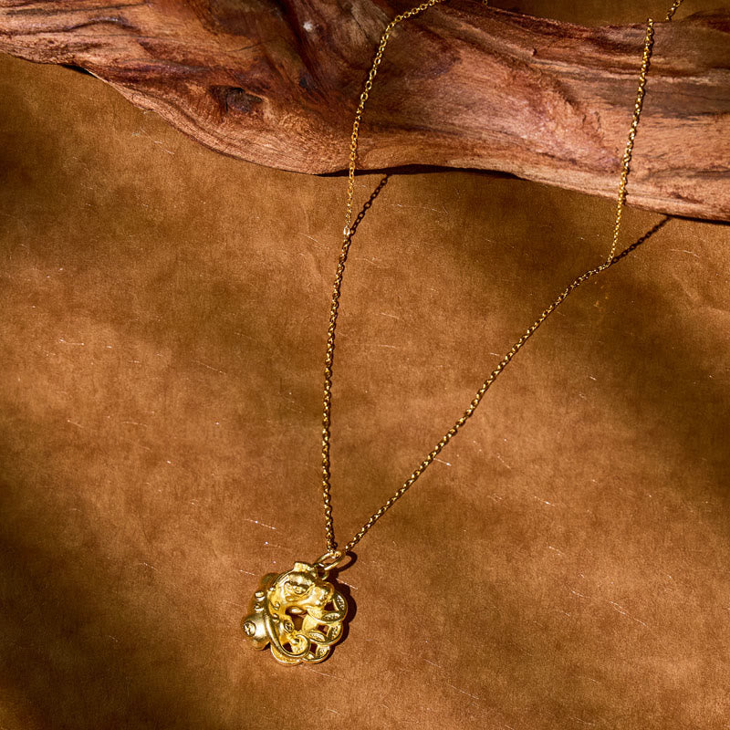 FuAttract Wealth & Protection Necklace – Pixiu Coin Amulet - Gold - image 5