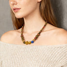 FuAttract Luck & Harmony Pixiu Necklace – Unakite· Lapis Lazuli Emotional Healing - image 4