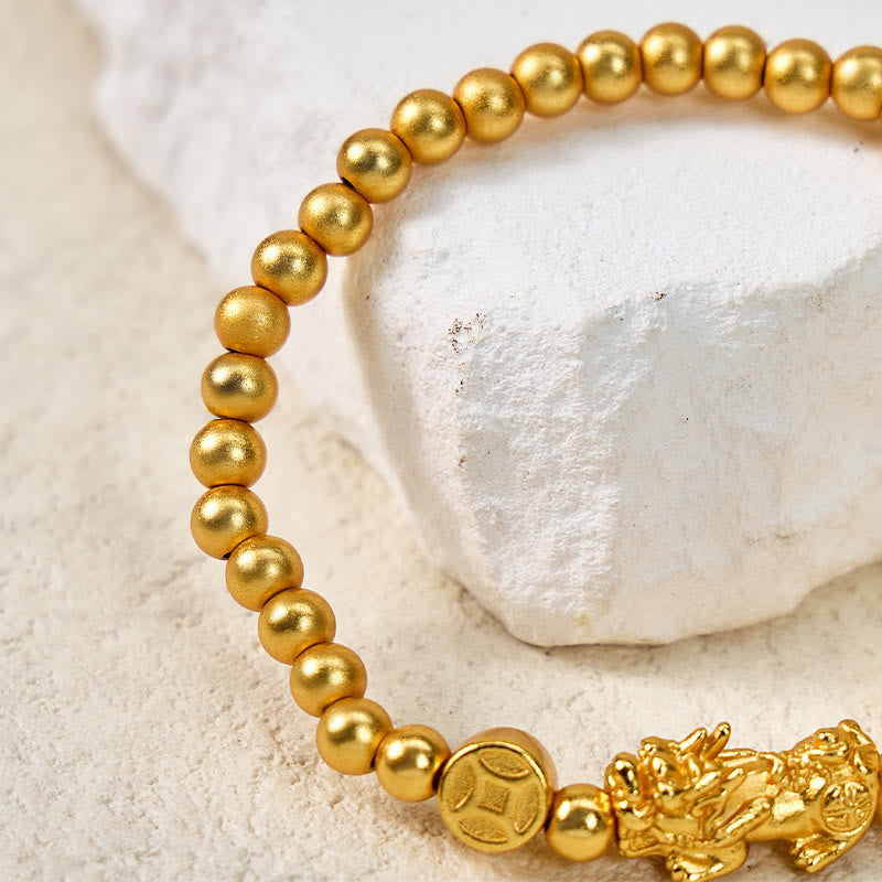 FuAttract Manifest Abundance Bracelet with Brass Pixiu Charm - image 5