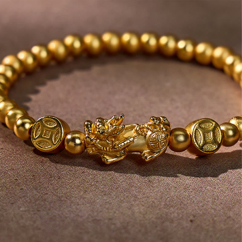 FuAttract Manifest Abundance Bracelet with Brass Pixiu Charm - image 4
