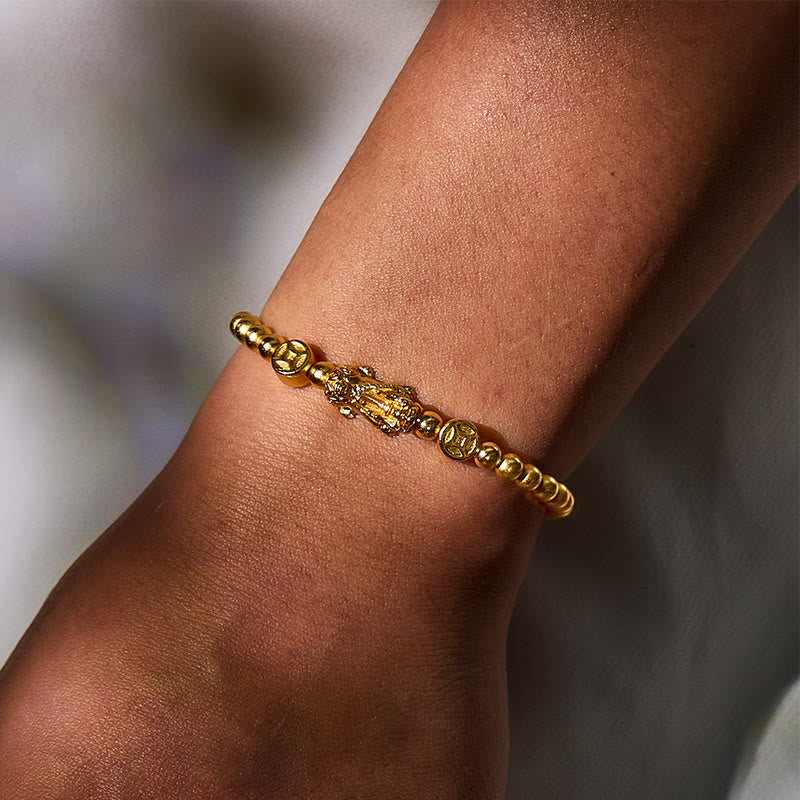 FuAttract Manifest Abundance Bracelet with Brass Pixiu Charm - image 3
