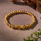 FuAttract Manifest Abundance Bracelet with Brass Pixiu Charm - 5mm - image 0