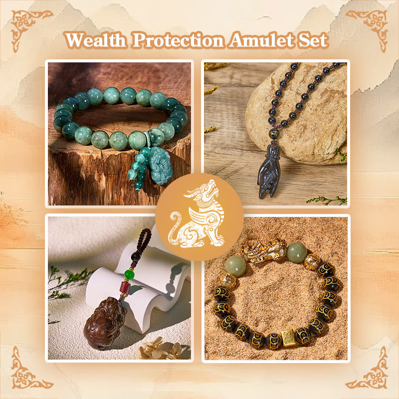 FuAttract Wealth Protection Amulet Set - Shield Your Energy, Secure Your Fortune - Wealth Protection Amulet Set - image 0