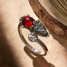 FuAttract Wealth & Protection Garnet Pixiu Ring – Prosperity Energy Talisman - image 3