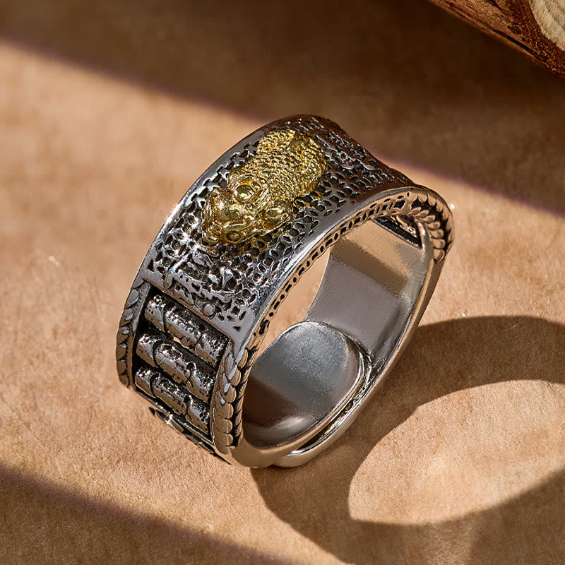 FuAttract Pixiu Wealth & Abundance Prayer Wheel Ring | Feng Shui Luck - image 1