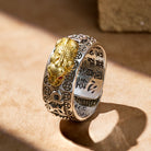 FuAttract FengShui Pixiu Mantra Ring for Wealth Success & Protection - Gold Pixiu - image 0