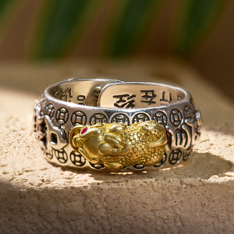 FuAttract FengShui Pixiu Mantra Ring for Wealth Success & Protection - image 4