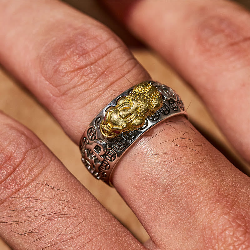 FuAttract FengShui Pixiu Mantra Ring for Wealth Success & Protection - image 2