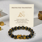 FuAttract Guardian Shift – Color Changing Pixiu Obsidian Wealth Bracelet - 12mm - image 0