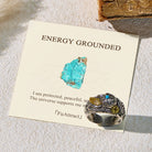 FuAttract Wealth & Protection Turquoise Abundance Ring with Pixiu Coin - Adjustable - image 0