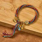 FuAttract Tibet Handmade Om Mani Padme Hum Blessing Braided String Gourd Bracelet - image 10
