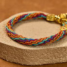 FuAttract Tibet Handmade Om Mani Padme Hum Blessing Braided String Gourd Bracelet - image 8