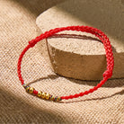 FuAttract Tibetan Lucky Protection Braided Cord Blessing Bracelet with Gold Accents - image 2