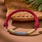 FuAttract Spiritual Energy Om Mani Padme Hum Adjustable Braided Rope Bracelet - image 9