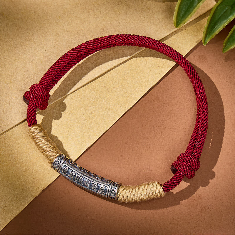 FuAttract Spiritual Energy Om Mani Padme Hum Adjustable Braided Rope Bracelet - image 13