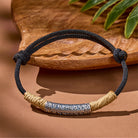 FuAttract Spiritual Energy Om Mani Padme Hum Adjustable Braided Rope Bracelet - image 1