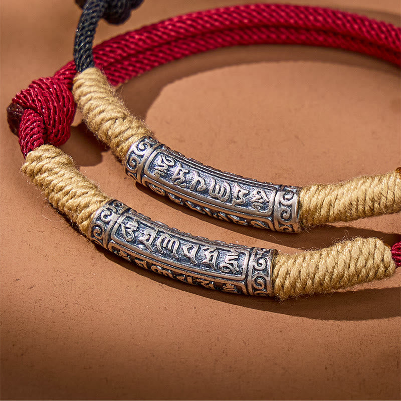 FuAttract Spiritual Energy Om Mani Padme Hum Adjustable Braided Rope Bracelet - image 12