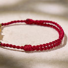 FuAttract Harmony Bloom Lotus Bead Red String Bracelet - image 4