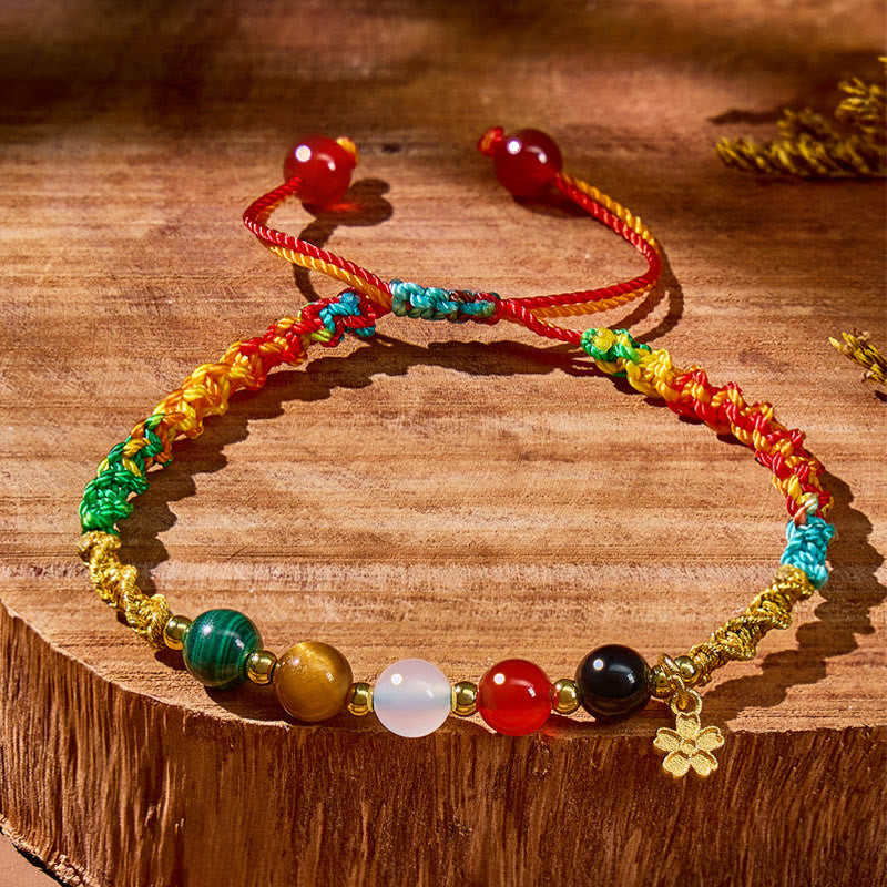 FREE Today: Five‑Element Harmony Bead Tibetan Red String Bracelet - image 2