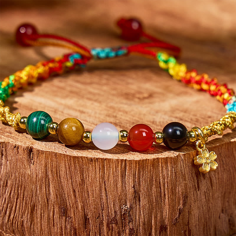 FREE Today: Five‑Element Harmony Bead Tibetan Red String Bracelet - image 3