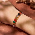 FuAttract Tibetan Five‑Element Beads Energy Knot Bracelet - image 5