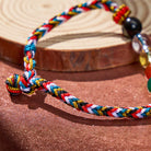 FuAttract Tibetan Five‑Element Beads Energy Knot Bracelet - image 4