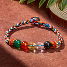 FuAttract Tibetan Five‑Element Beads Energy Knot Bracelet - image 2