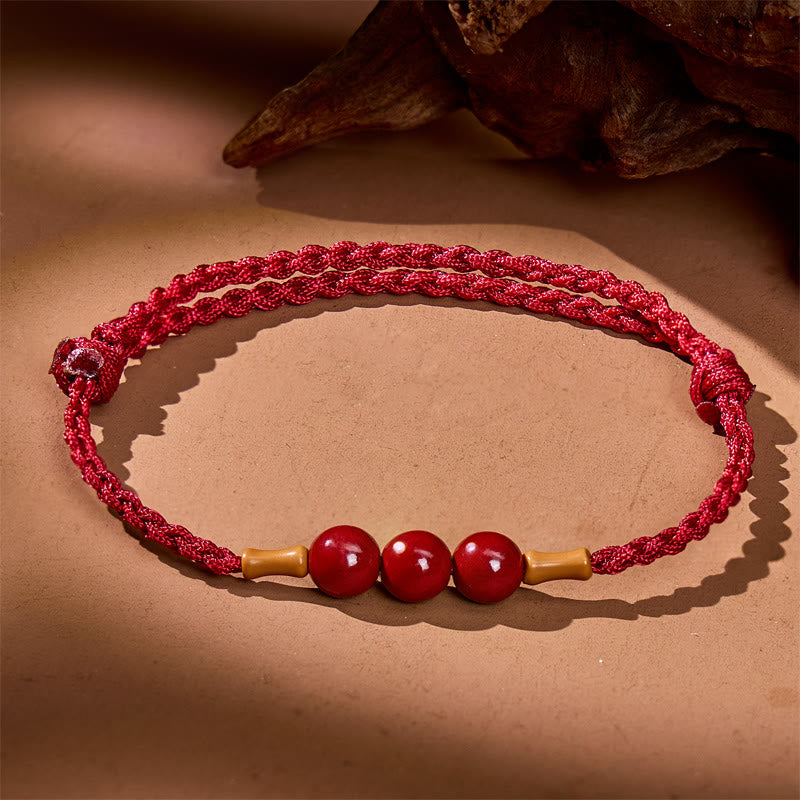 FuAttract Peace & Protection Cinnabar Red String Bracelet - image 1